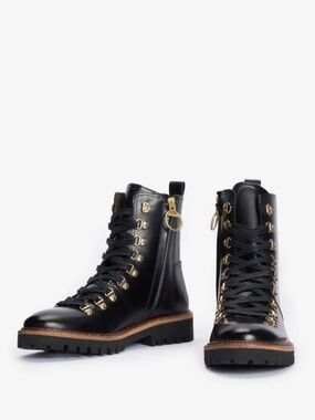 Barbour 'Blake' Hiker Boots in Back Polido (NWT)